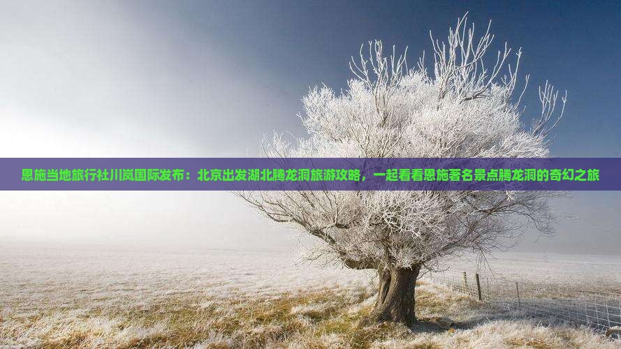 恩施当地旅行社川岚国际发布：北京出发湖北腾龙洞旅游攻略，一起看看恩施著名景点腾龙洞的奇幻之旅