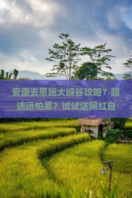 安康去恩施大峡谷攻略？路途远怕累？试试这网红自驾路线