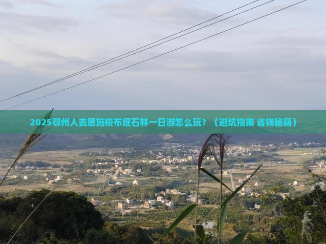鄂州去恩施梭布垭石林一日