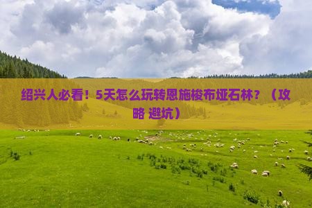 绍兴去恩施梭布垭石林五日游