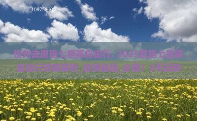 忻州去恩施七星寨自由行