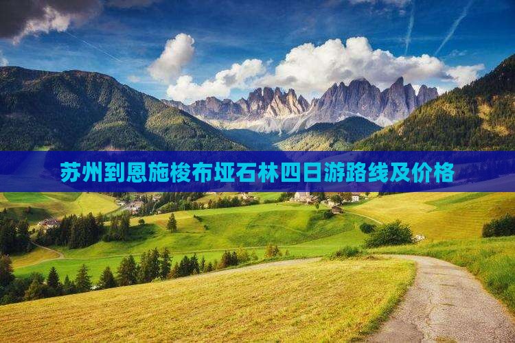 苏州到恩施梭布垭石林四日游