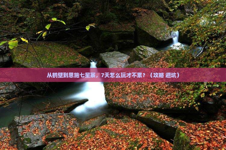 鹤壁去恩施七星寨七日游