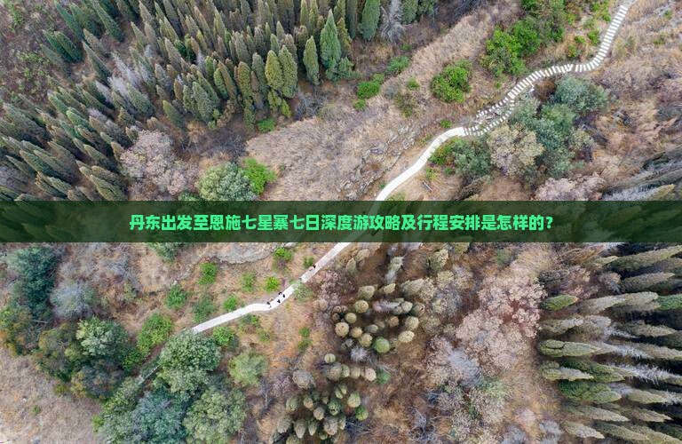 丹东出发至恩施七星寨七日深度游攻略及行程安排是怎样的？