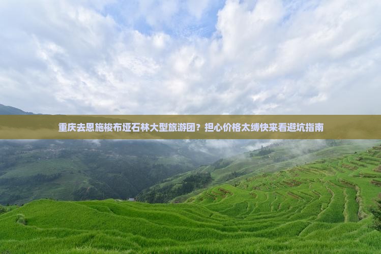重庆去恩施梭布垭石林大型旅游团？担心价格太缚快来看避坑指南