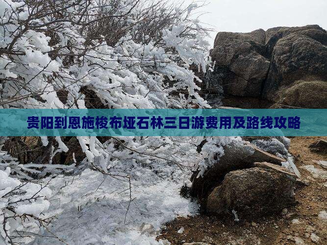 贵阳到恩施梭布垭石林三日游费用及路线攻略