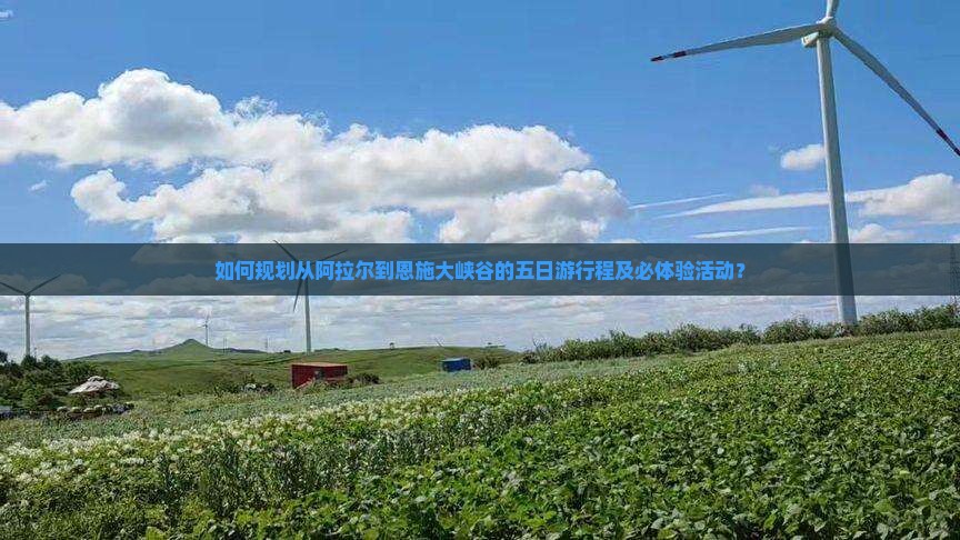如何规划从阿拉尔到恩施大峡谷的五日游行程及必体验活动？
