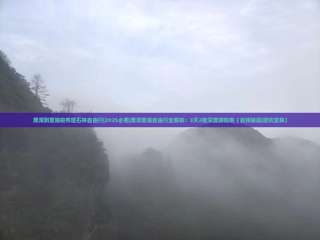 鹰潭到恩施梭布垭石林自由行