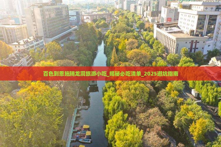 百色到恩施腾龙洞旅游小吃