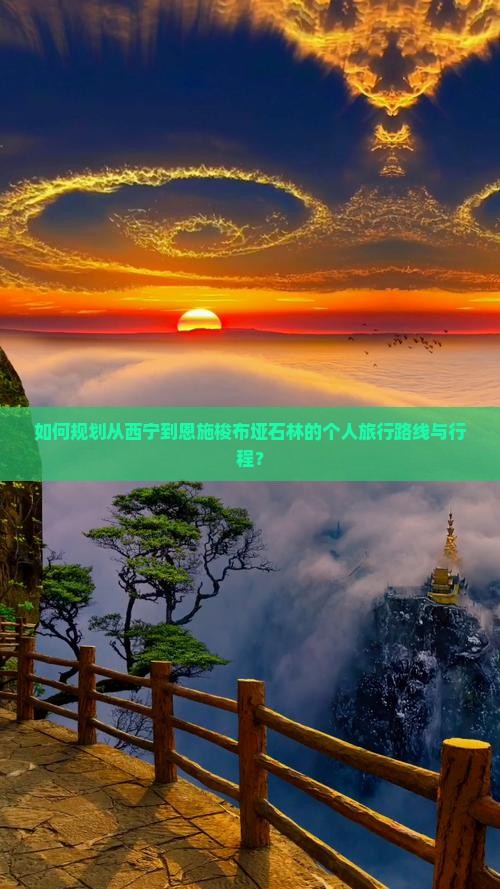 如何规划从西宁到恩施梭布垭石林的个人旅行路线与行程？