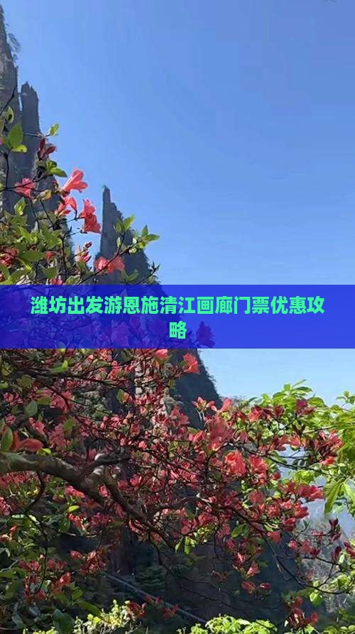 潍坊出发游恩施清江画廊门票优惠攻略