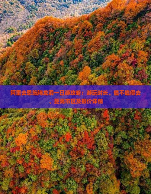 阿里去恩施腾龙洞一日游攻略：游玩时长、值不值得去、距离市区及报价详情