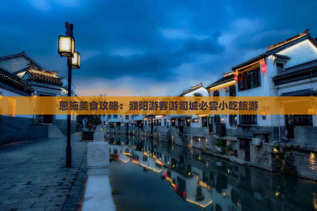 濮阳去恩施土司城旅游小吃