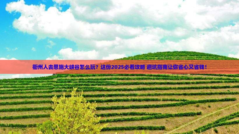 衢州去恩施大峡谷旅行社