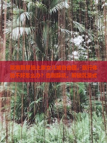 陇南到恩施土家女儿城自由团