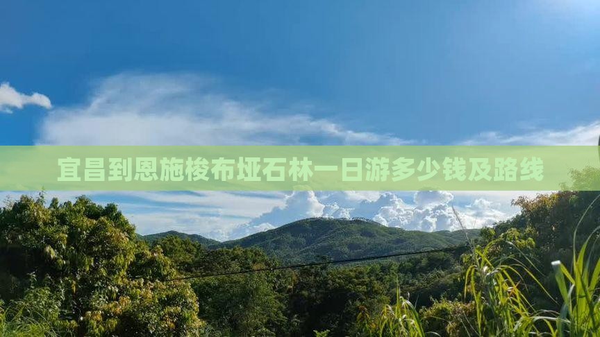 宜昌到恩施梭布垭石林一日