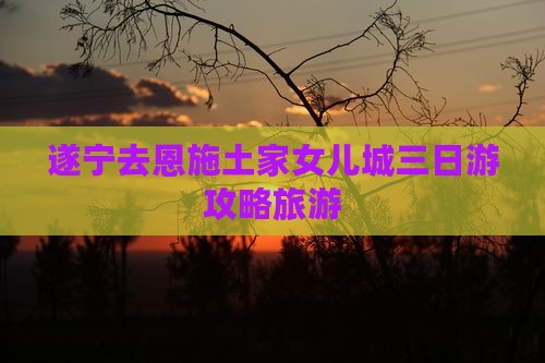 遂宁去恩施土家女儿城三日游