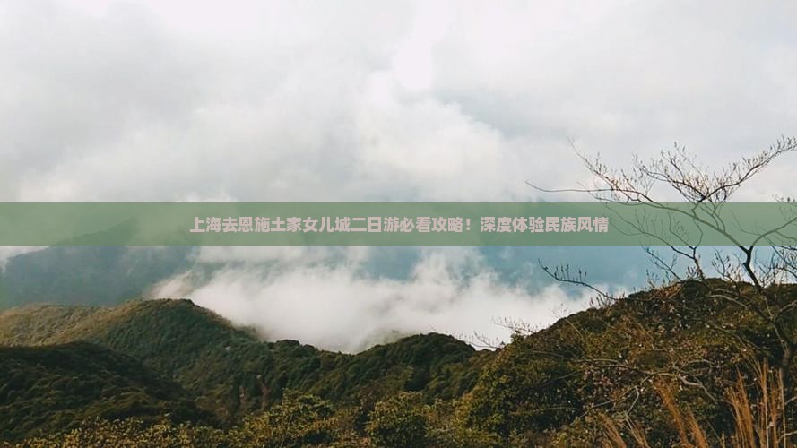 上海去恩施土家女儿城二日游