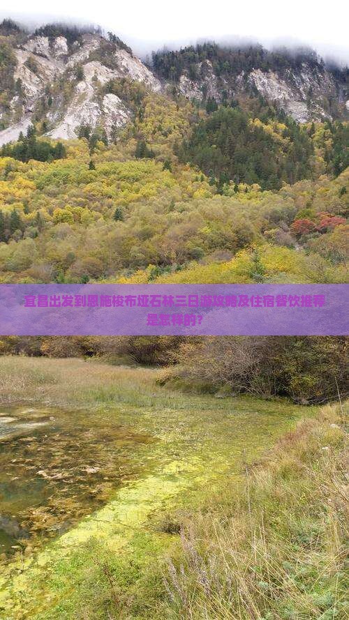 宜昌出发到恩施梭布垭石林三日游攻略及住宿餐饮推荐是怎样的？
