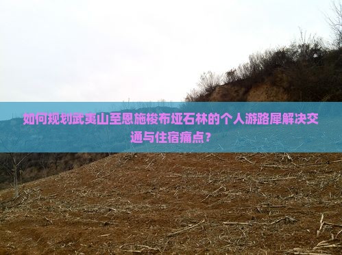 如何规划武夷山至恩施梭布垭石林的个人游路犀解决交通与住宿痛点？