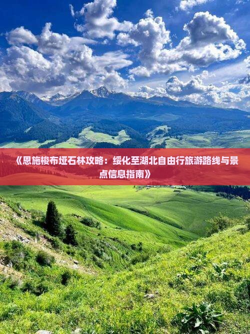 《恩施梭布垭石林攻略：绥化至湖北自由行旅游路线与景点信息指南》