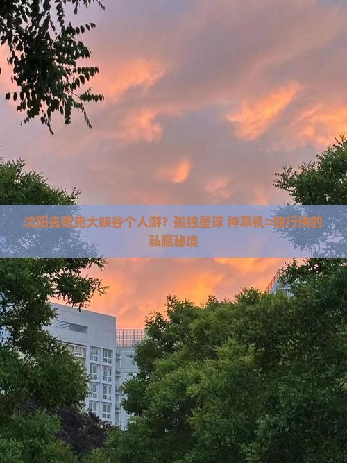 沈阳去恩施大峡谷个人游？孤独星球+种草机=独行侠的私藏秘境