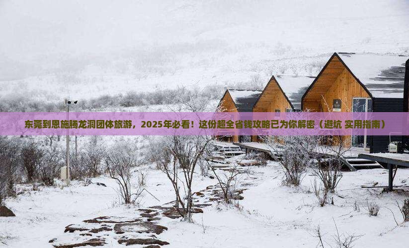 东莞到恩施腾龙洞团体旅游