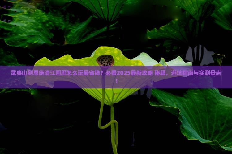 武夷山到恩施清江画廊哪里玩