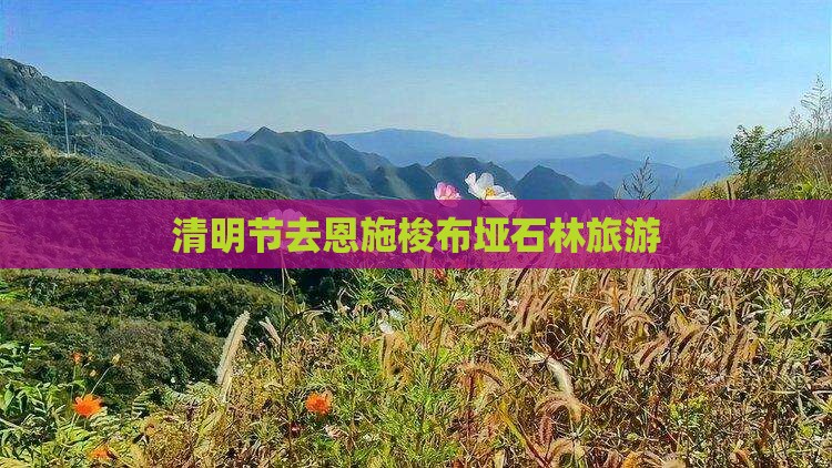 清明节去恩施梭布垭石林旅游