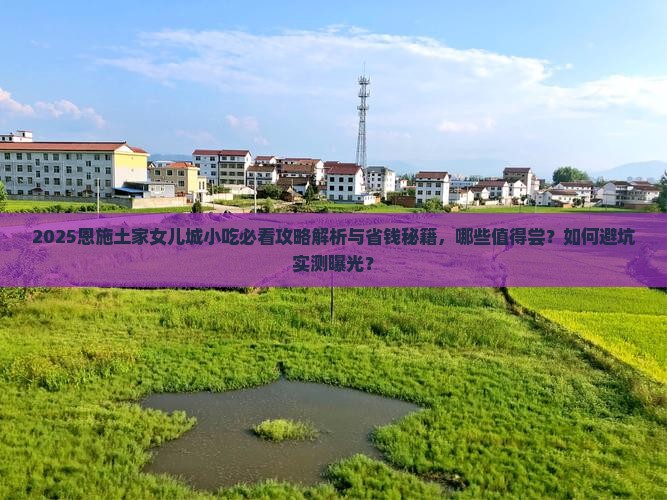 海北去恩施土家女儿城旅游小吃