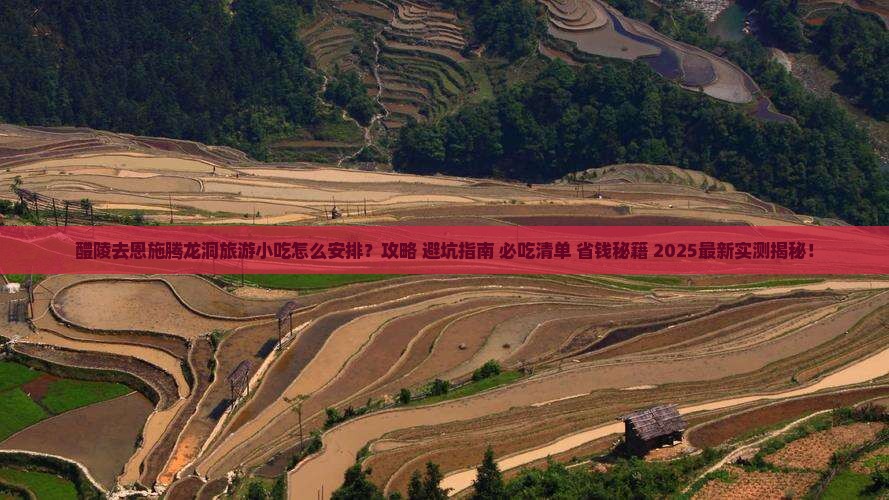 醴陵去恩施腾龙洞旅游小吃