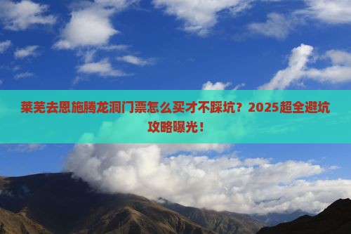 莱芜去恩施腾龙洞门票