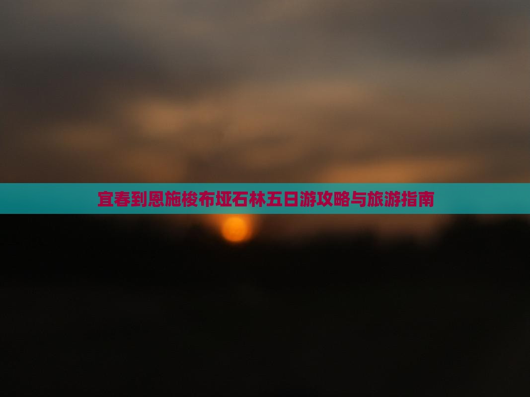 宜春到恩施梭布垭石林五日游
