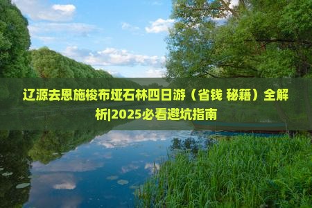 辽源去恩施梭布垭石林四日游