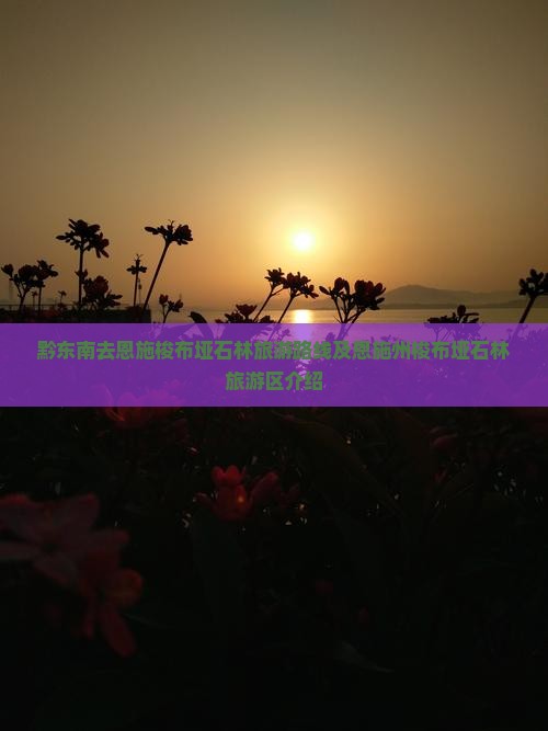 黔东南去恩施梭布垭石林旅游