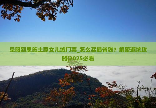 阜阳到恩施土家女儿城门票
