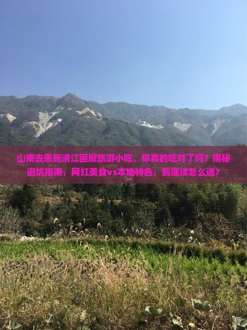 山南去恩施清江画廊旅游小吃