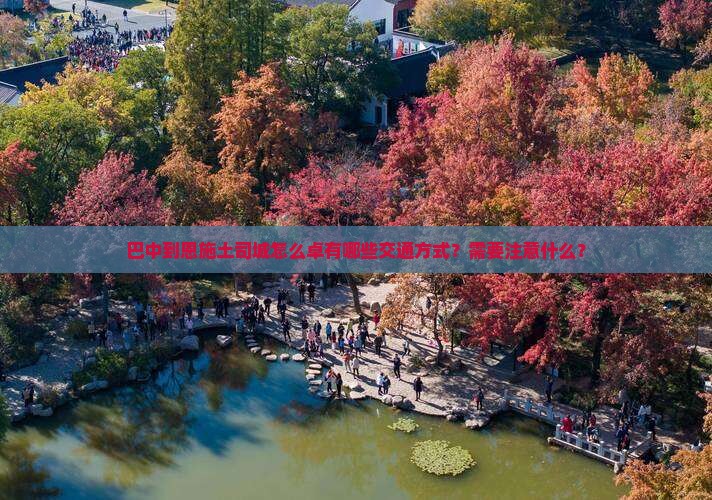 巴中到恩施土司城怎么卓有哪些交通方式？需要注意什么？