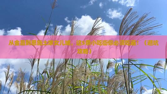 金昌到恩施土家女儿城旅游小吃
