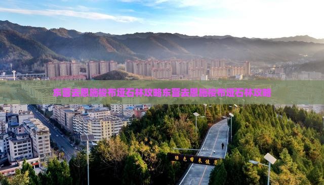 东营去恩施梭布垭石林攻略
