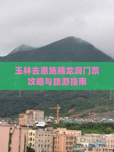 玉林去恩施腾龙洞门票