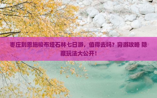 枣庄到恩施梭布垭石林七日游