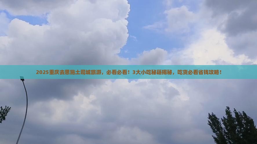 重庆去恩施土司城旅游小吃