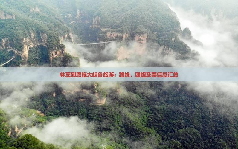 林芝到恩施大峡谷旅游：路线、团组及票信息汇总
