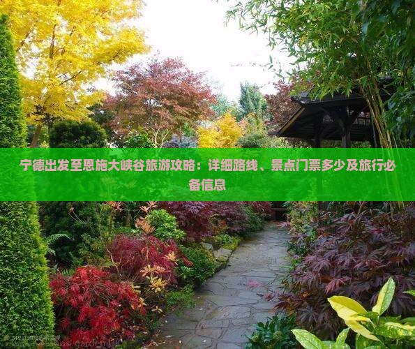 宁德出发至恩施大峡谷旅游攻略：详细路线、景点门票多少及旅行必备信息