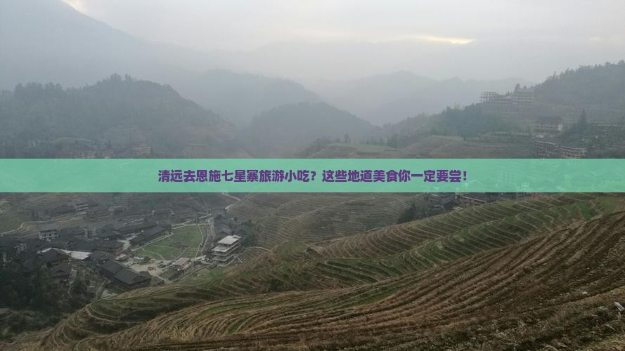 清远去恩施七星寨旅游小吃