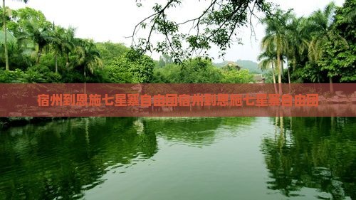 宿州到恩施七星寨自由团
