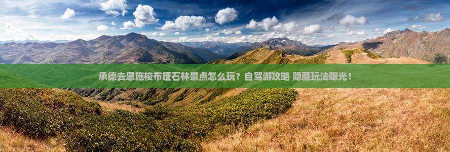 承德去恩施梭布垭石林景点
