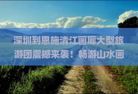 深圳到恩施清江画廊大型旅游团