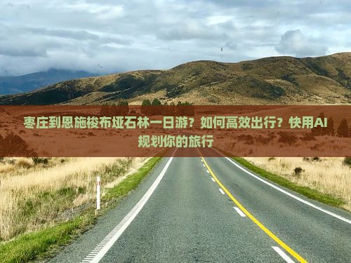 枣庄到恩施梭布垭石林一日游？如何高效出行？快用AI规划你的旅行